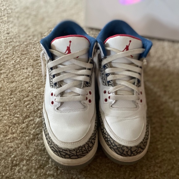 Air Jordan 3 Retro OG BG. True Blue - Picture 2 of 9